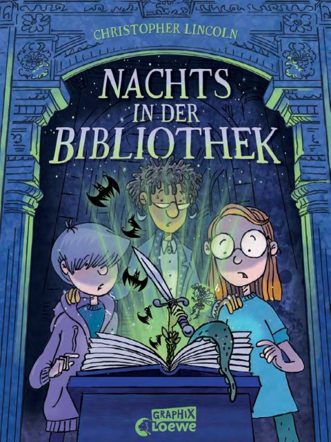 Nachts in der Bibliothek